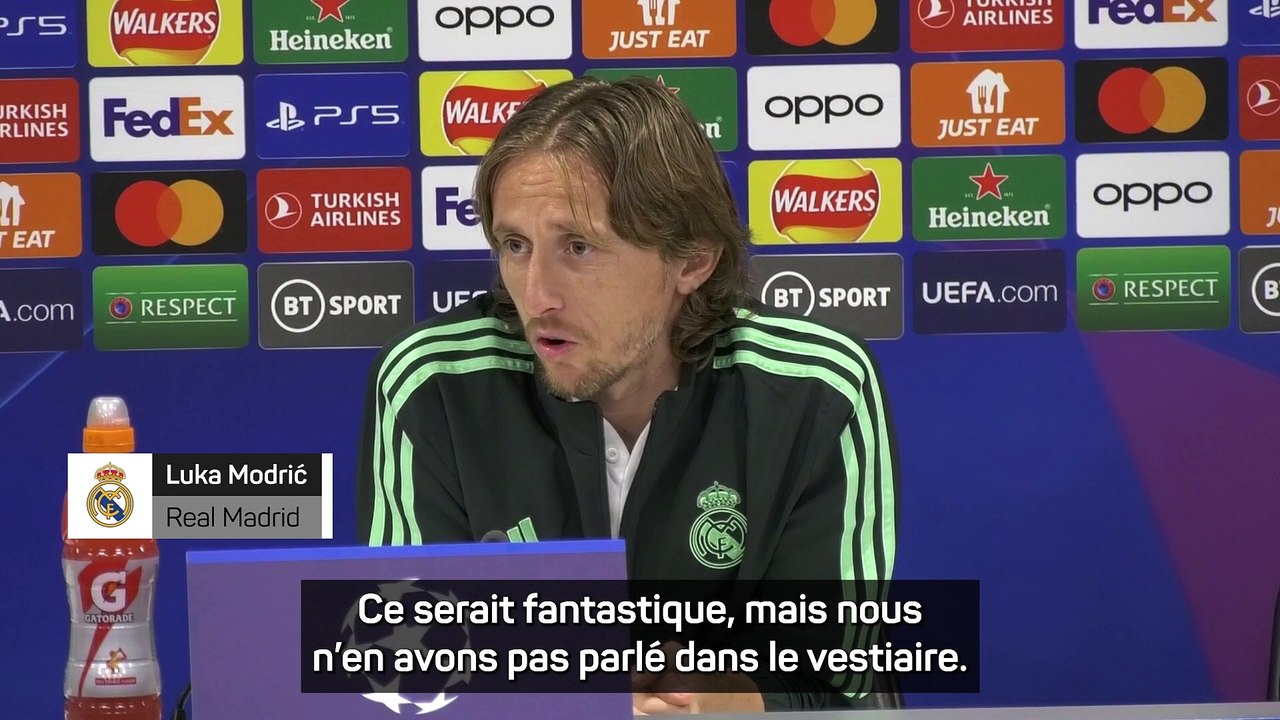 Modrić : “Nous verrons s'il est possible de le gagner une fois de plus”