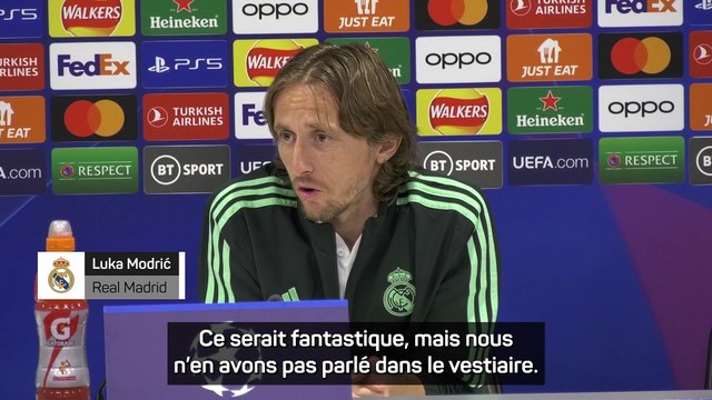 Modrić : “Nous verrons s'il est possible de le gagner une fois de plus”
