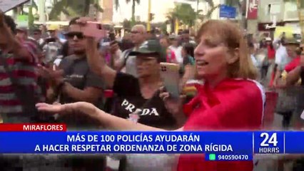Miraflores: 100 policías brindarán seguridad al distrito tras ser declarado zona restringida