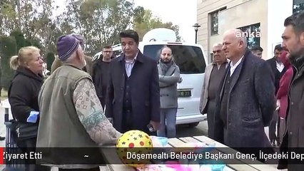 Döşemealtı Belediye Başkanı Genç, İlçedeki Depremzedeleri Ziyaret Etti