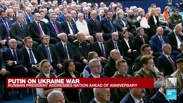 REPLAY: Russian President Vladimir Putin addresses nation ahead of Ukraine war anniversary