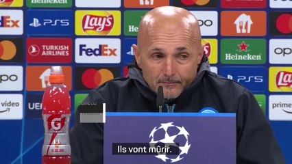 Ligue des champions : 8es - Spalletti : "Il ne faut pas avoir peur"