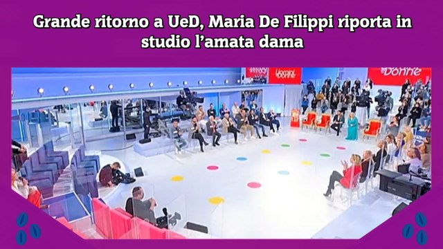 Grande ritorno a UeD, Maria De Filippi riporta in studio l’amata dama