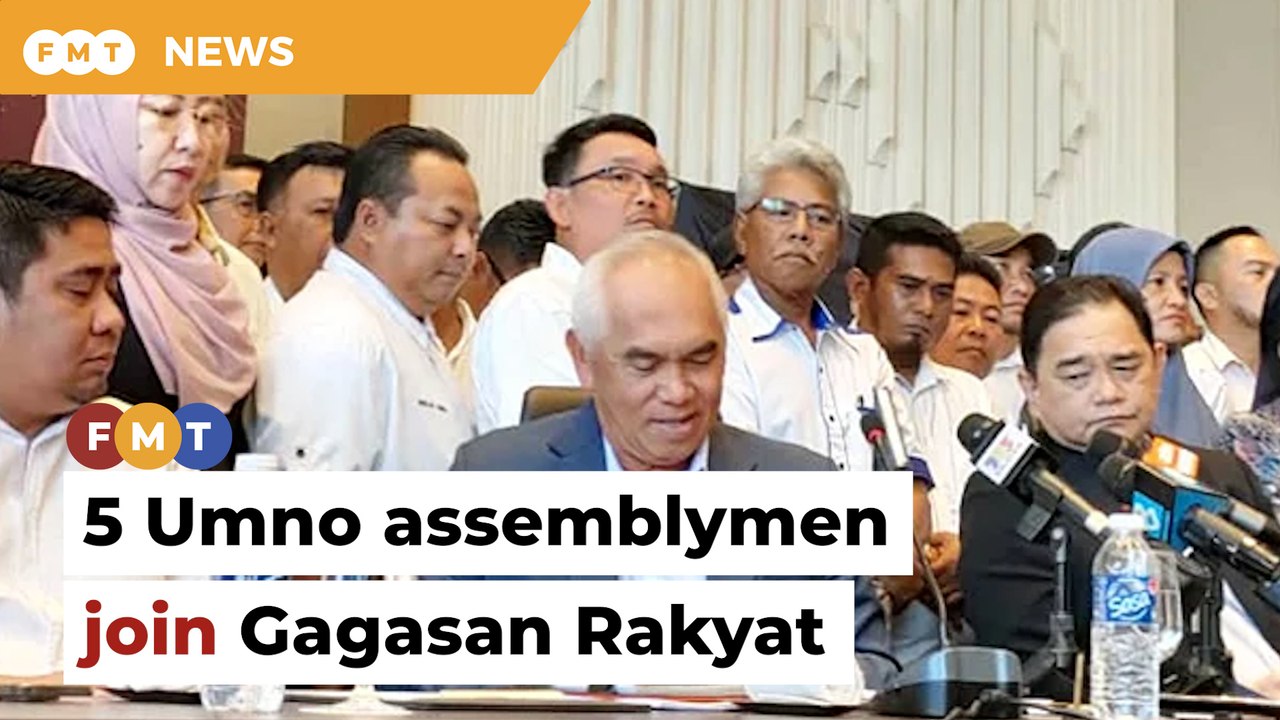 5 Umno assemblymen quit party, join Hajiji’s Ga...