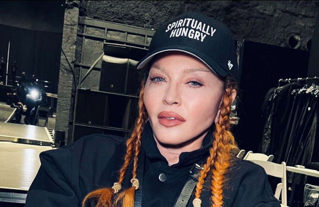 Madonna shows off her new look and jokes her swelling has 'gone down' after surgery