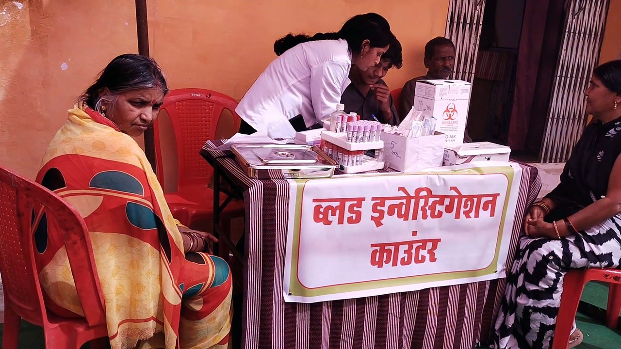 जांच हुई तो कई लोग मिले शुगर, बीपी के मरीज