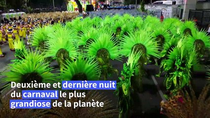Rio de Janeiro : deuxième nuit endiablée de carnaval