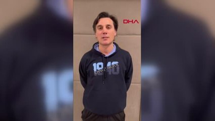 SPOR Adana Demirspor Teknik Direktörü Montella'dan yardım çağrısı