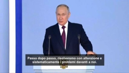 Putin: responsabilità guerra sono di Kiev e dell'Occidente