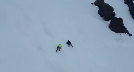 Nicolosi (CT) - Salvato escursionista ferito sull'Etna (21.02.23)