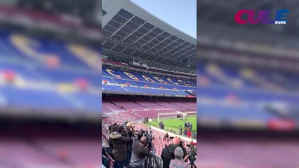 El Camp Nou, primer estadio de España que implanta el sistema Kuppel