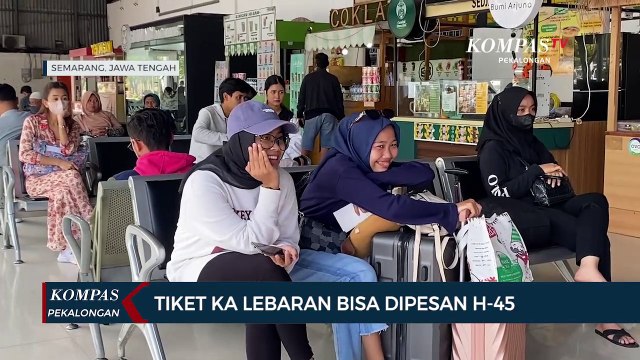 Tiket Kereta Api Lebaran Bisa Dipesan H-45