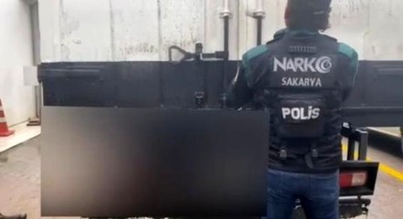 Sakarya'da 80 kilo uyuşturucu yakalandı: 2 gözaltı