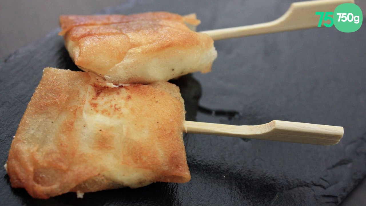 Bricks de tomates cerise et fromage frais