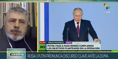 Presidente de Rusia esboza nuevas estrategias económicas y políticas