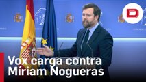 Vox carga contra Nogueras por apartar la bandera de España