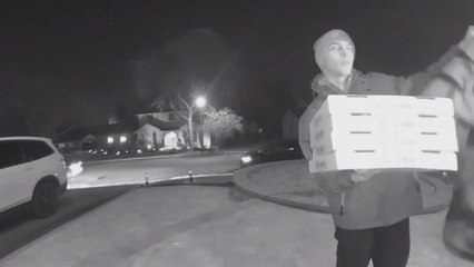 Pizza guy's SUS behavior can easily land him a role in 'A Pies Out Mystery'