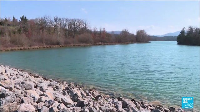 C'est dramatique : le lac de Montbel s'assèche