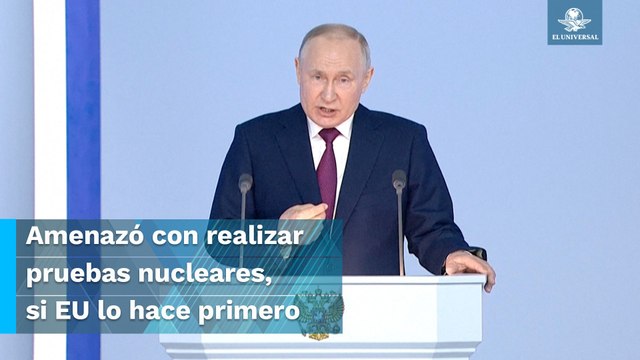 Putin suspende tratado de armas nucleares con EU