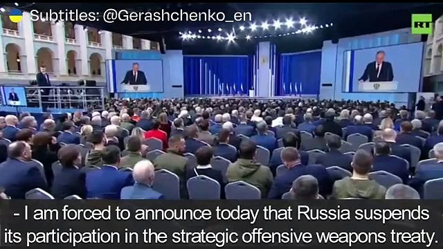 Russia sospende Trattato Start, Lavrov e il discorso di Putin - Video
