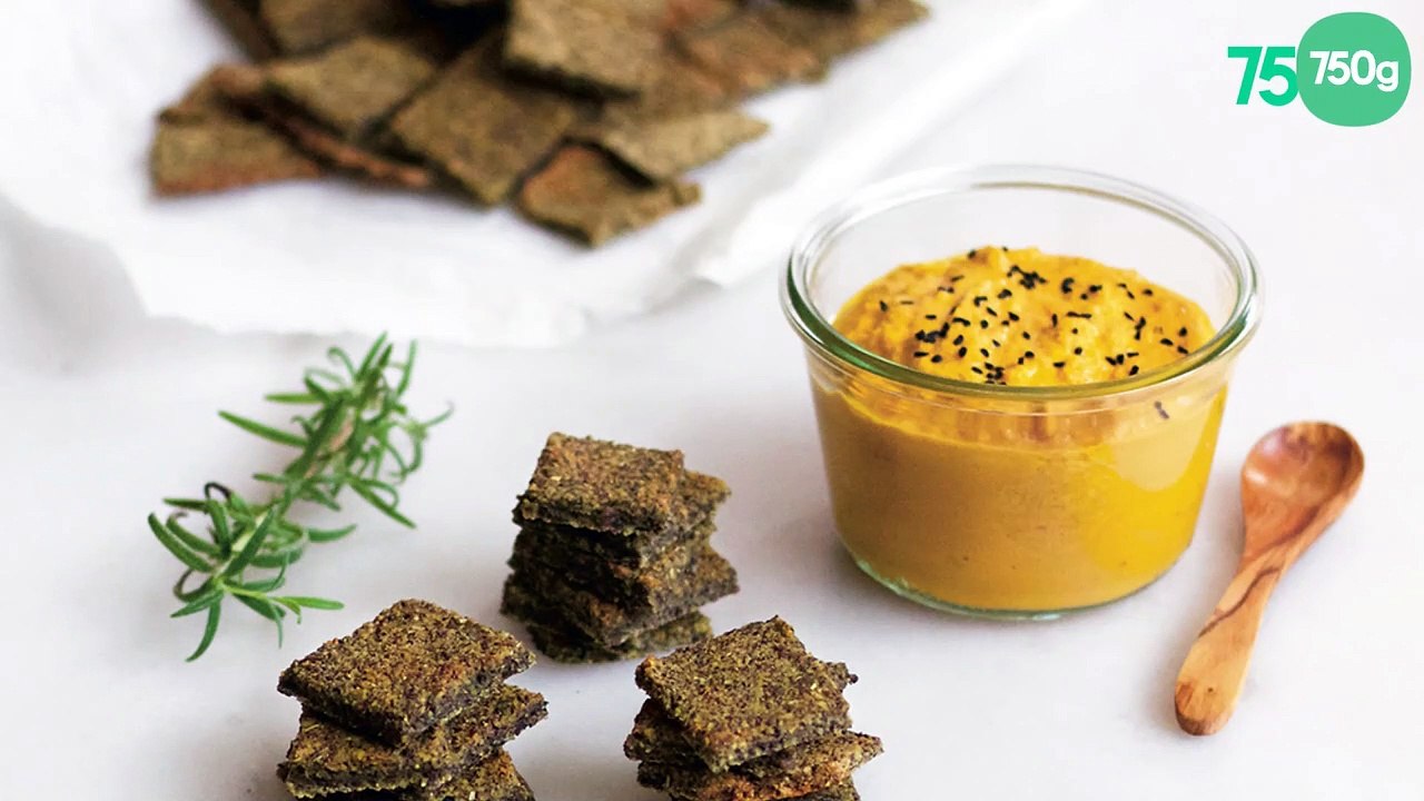 Crackers aux lentilles du Puy