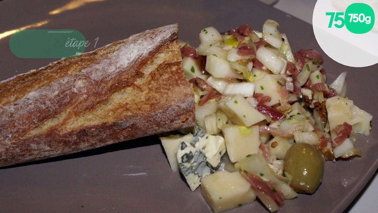 Salade d'endives bien garnies