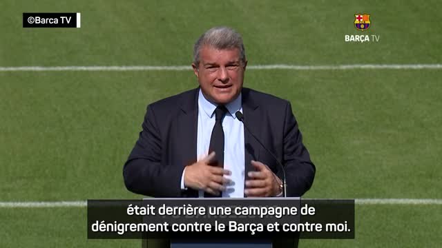 Barcelone - Laporta : “Tebas est obsédé par le Barça”
