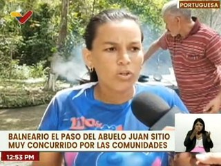 Balneario Paso del Abuelo Juan en Portuguesa un lugar de reencuentro durante el asueto de carnaval