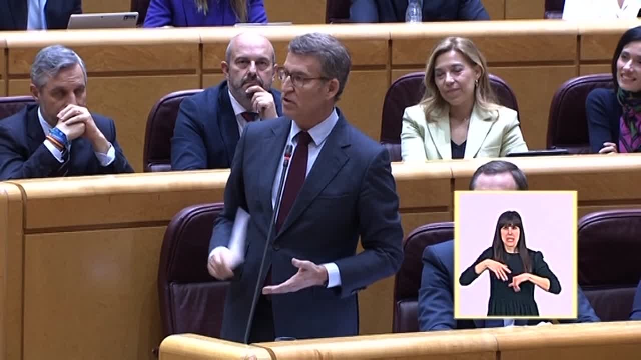 Feijóo carga contra el Gobierno de Sánchez por...