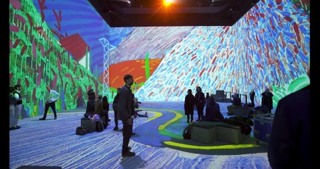 Hockney: Bigger and Closer Exhibition at  Lightroom