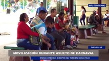 Movilización en terminales durante asueto de Carnaval en Bolívar - 21Feb