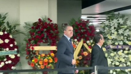 José Manuel Franco y Enrique Cerezo también dan el último adiós a Amancio