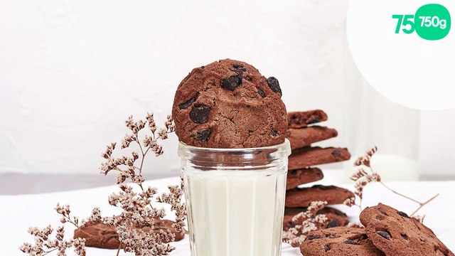 Cookies au café et aux noix de pecan avec pépites de chocolat