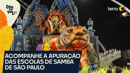 Acompanhe a apuração das escolas de samba de SP