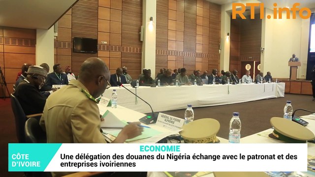 Colonel Ali Ibrahim Mohameed, Contrôleur général des Douanes du Nigéria échange avec le secteur privé ivoirien à Abidjan