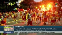 Carnavales en Argentina reflejan la realidad del país