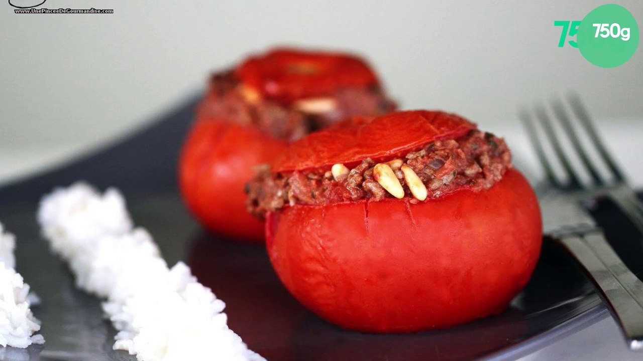 Tomates farcies aux notes orientales