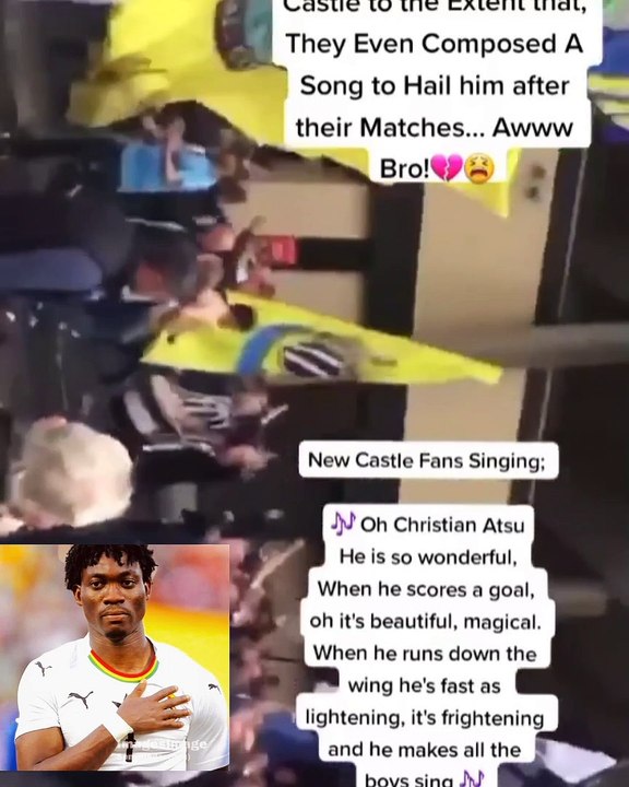 New Castle FC Composed A Song To Hail Christian Atsu; Listen To The Song