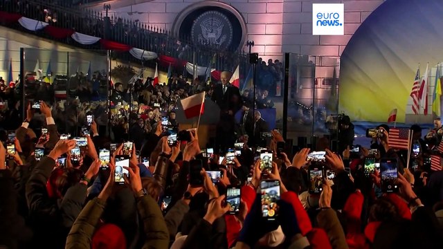 Notre soutien à l'Ukraine ne faiblira pas , assure Joe Biden lors de sa visite en Pologne