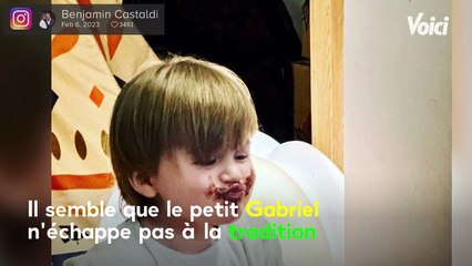 VOICI : Benjamin Castaldi dévoile une adorable vidéo de son fils Gabriel, qui « se prend pour Yanis Marshall "