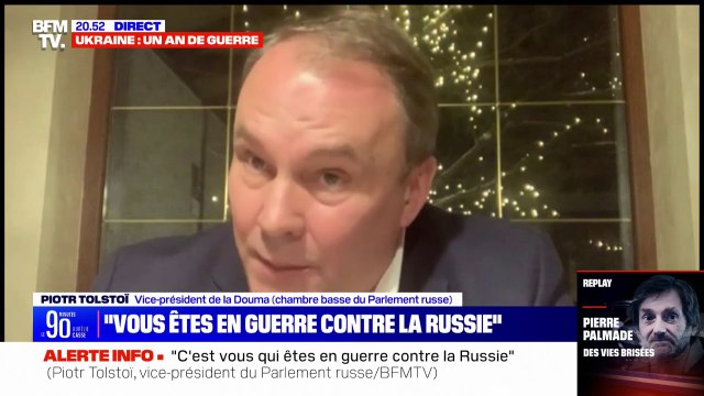 Piotr Tolstoï, vice-président de la Douma: Vous êtes en guerre contre la Russie
