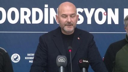Bakan Soylu: "Acil yıkılacak ve ağır hasarlı binalara girmek yasak"