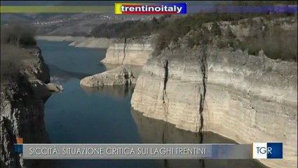 siccità preoccupante in trentino