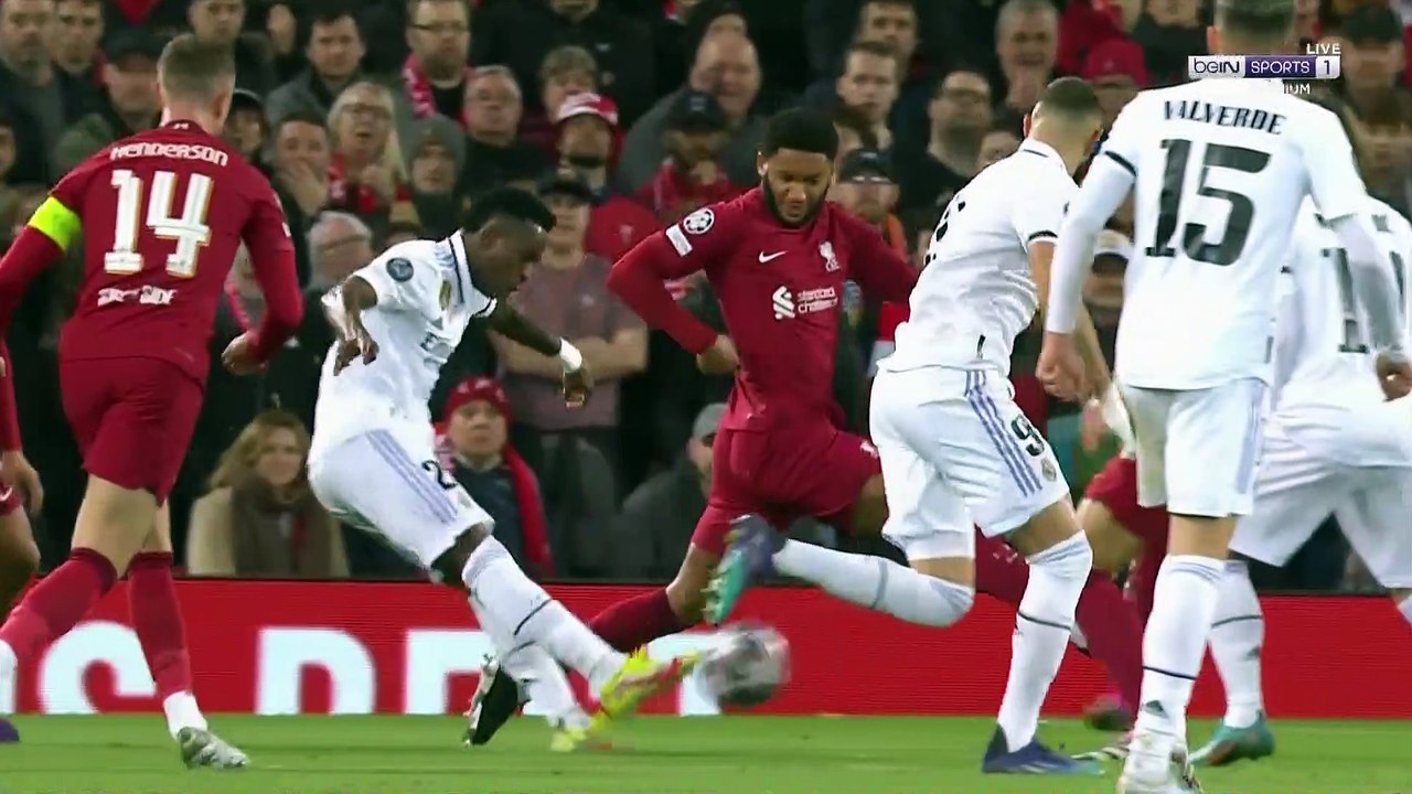 الشوط الاول مباراة ليفربول  و ريال مدريد ذهاب د...