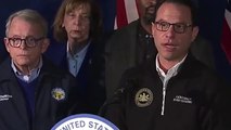 Pennsylvania governor calls out ‘corporate greed’ surrounding Ohio train derailment