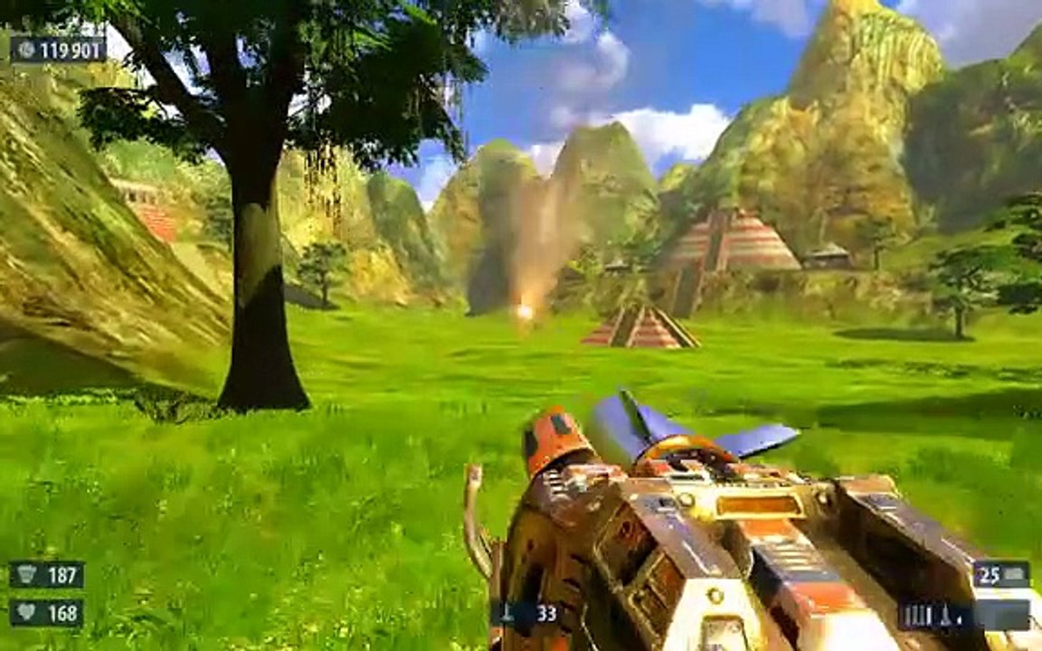 Serious Sam Second Encounter walkthrough for BEGINNERS Крутой Сэм Прохождение для новичков PART 5 (Funny)