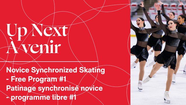 PATINAGE SYNCHRONISÉ NOVICE PROGRAMME LIBRE #1 - CHAMPIONNATS NATIONAUX NOVICES 2023 / COUPE PATINAGE CANADA 2023