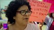 Familiares y pacientes con cáncer protestan en Coatzacoalcos por falta de medicamentos