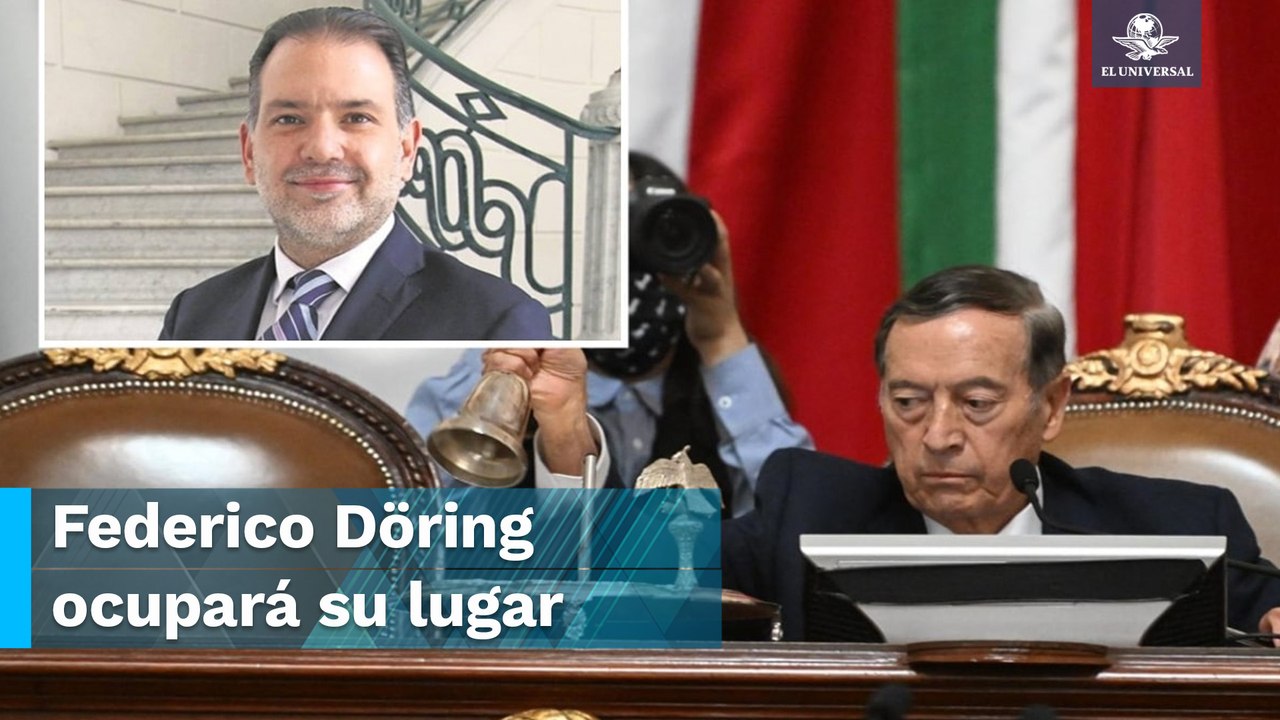 Por inasistencias, dan de baja a Christian Von Roehrich del Congreso de la CDMX