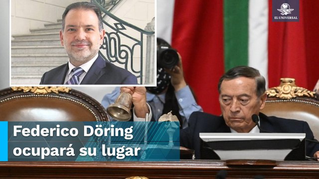 Por inasistencias, dan de baja a Christian Von Roehrich del Congreso de la CDMX